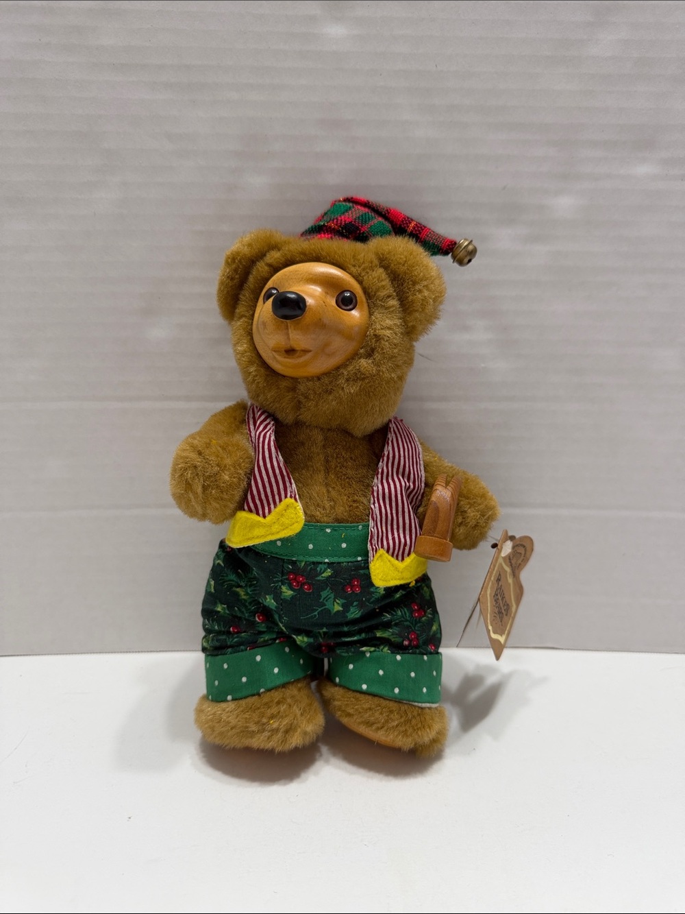 1994 Robert Raikes Bear “Tinker” 1489/5000 Christmas Craftsman